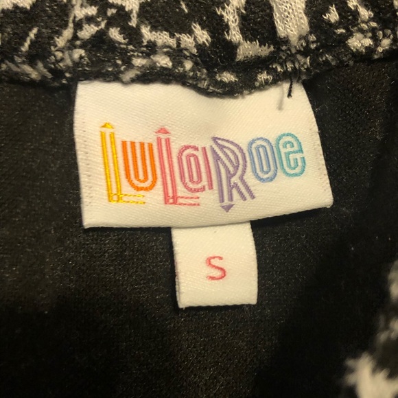 Black and White LuLaRoe CICI dress - Picture 3 of 4